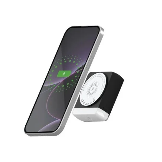 Smartix Premium Spark Magnetic Wireless Power Bank 10000Mah - Black